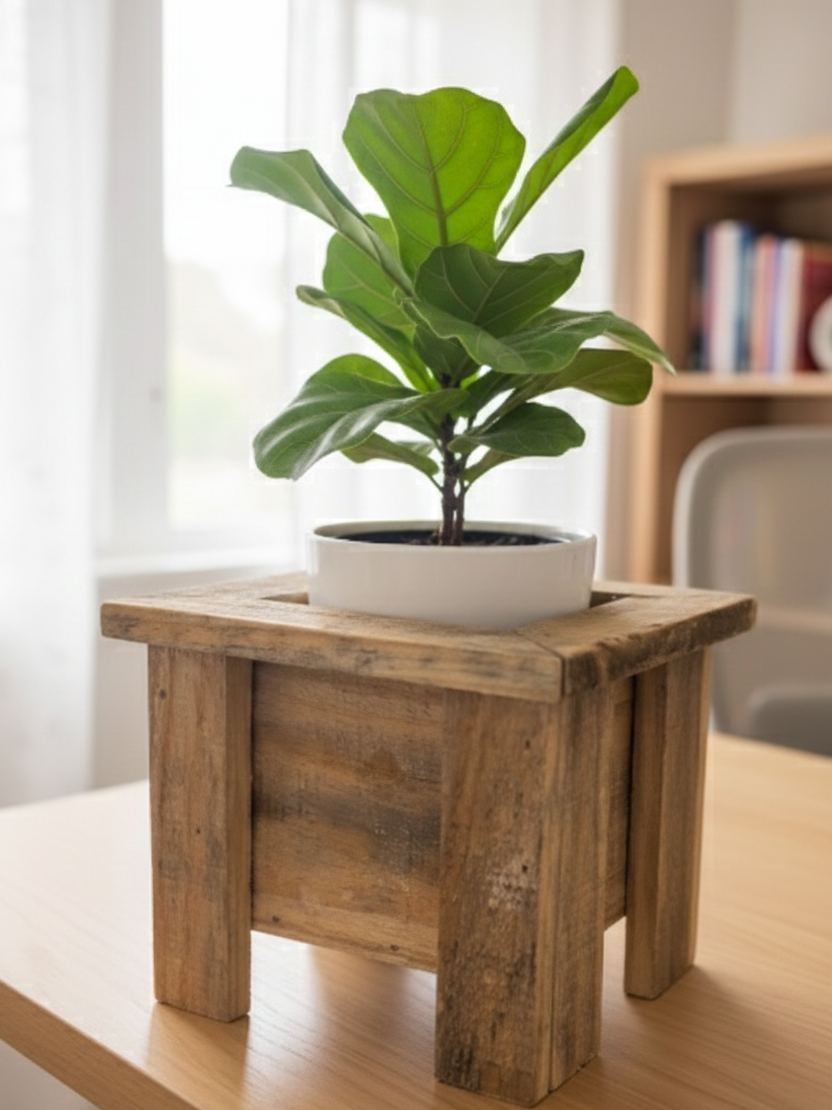 Portamaceta Madera Reciclada